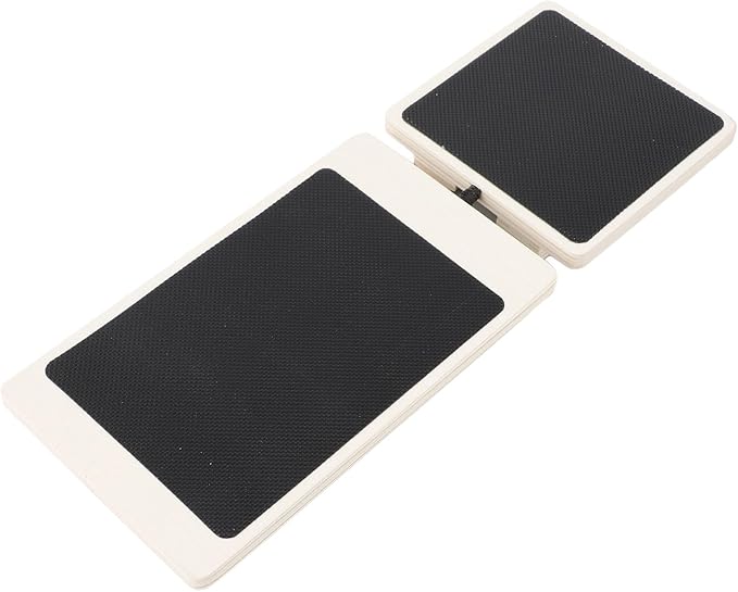 Balance Board, Wooden Foot Strengthener Exerciser, Single Leg Stability Board, Ideal for Home Gym Core Training & Fitness Enthusiasts