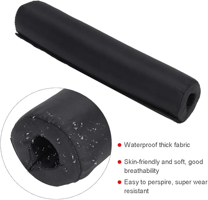 Barbell Squat Pad, 15.75 X 2.76in Water Proof Breathable Squat Bar Pad, Neck Shoulder Protector for Hip Thrusts, Weightlifting, Lunges
