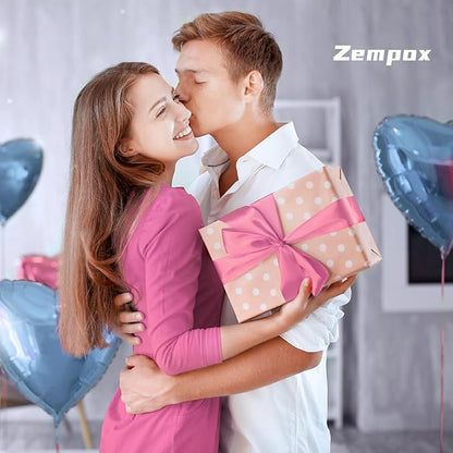 Zempox Adjustable Dumbbell Set of 2, 4 in 1 Free Weights Dumbbells Set for Women, Hand Weights for Women at Home, Each 2lb 3lb 4lb 5lb with TPU Soft Rubber Handle for Home Gym Exercise Training