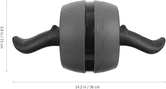 Kichvoe Ab Roller Wheel Fitness Roller Core Trainer with Automatic Rebound, Sturdy Home Exercise Equipment for Men and Women Abdominal Workout