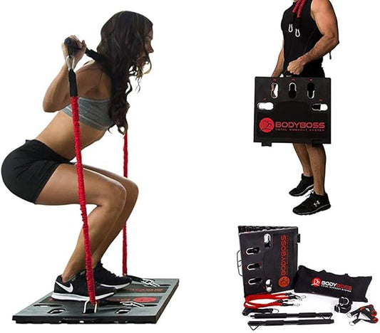 BodyBoss Home Gym 2.0 - Full Portable Gym Home Workout Package