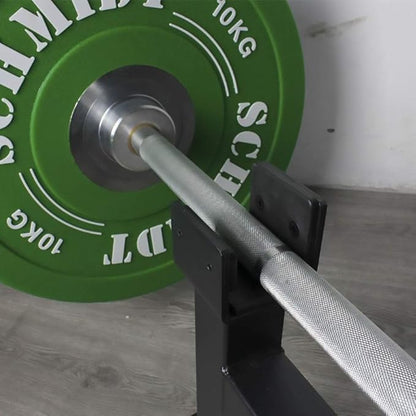 Deadlift Bar Jack Barbell Lifts Quick Changes Weight Plates Olympic Bar Jack was Double Grooved Used as Load and Unload Weight Plates for Deadlift Exercise & Weight Training