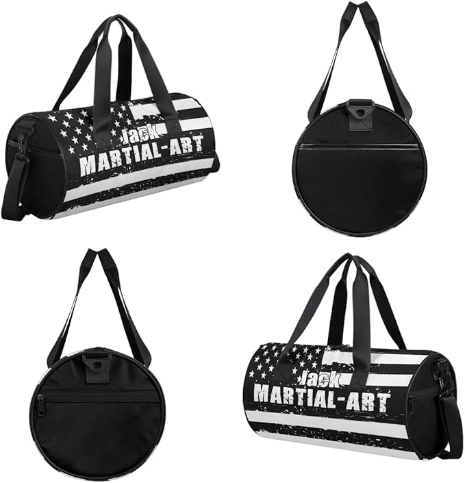 Personalized-Martial-Arts-Gear-Bag for Karate Teakwondo, Custom Jiujitsu Bag for Boys, Karate Teakwondo Bag for Gear Waterproof Lightweight Large USA