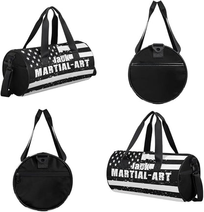 Personalized-Martial-Arts-Gear-Bag for Karate Teakwondo, Custom Jiujitsu Bag for Boys, Karate Teakwondo Bag for Gear Waterproof Lightweight Large USA
