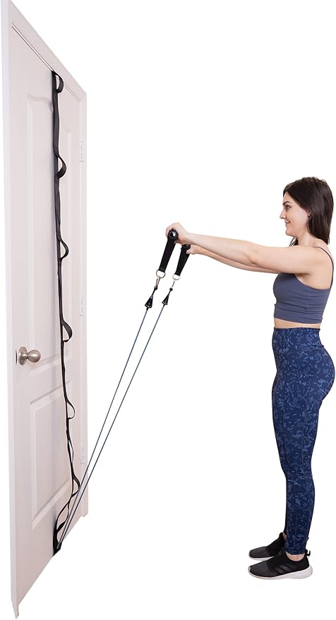 Lumia Wellness Anchor Strap for Resistance Band Exercises, Heavy Duty Door Gym Band,Full Body Multi-Point Home Gym, Portable Workout Equipment, Easy to Instal, No Hardware Necessary