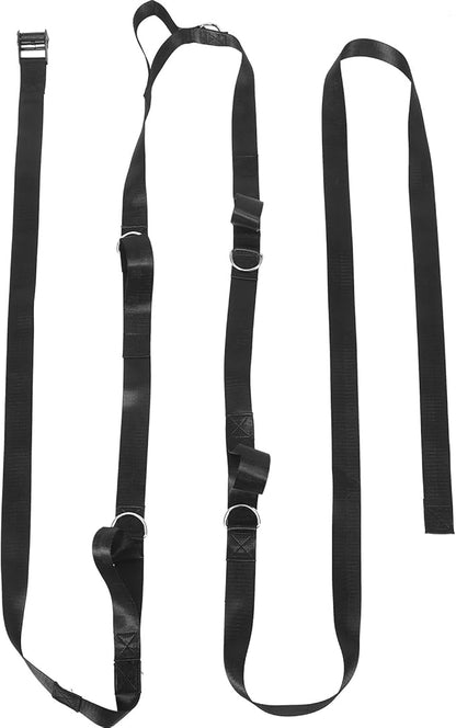 GARVALON Resistance Bands Door Anchor Set Elastic Workout Bands for Home Fitness Training, Yoga Stretch Strap for Strength Exercise and Pilates