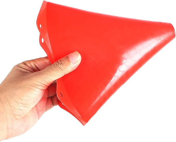 KINJOEK 30 Packs 9 Inch Sports Training Cones, Traffic Cones with Rounded Edges for Safety, Soccer, Football, Basketball Coaching, Agility, Drill Training, Field Marker Cones,Red