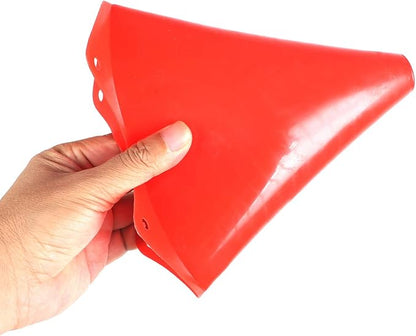 KINJOEK 30 Packs 9 Inch Sports Training Cones, Traffic Cones with Rounded Edges for Safety, Soccer, Football, Basketball Coaching, Agility, Drill Training, Field Marker Cones,Red