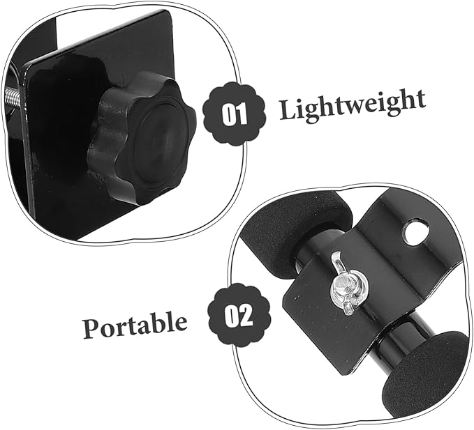Generic Sit Up Bar Foot Holder Portable Sit-up Assistant Device for Home Fitness Adjustable Abdominal Curl Trainer Ergonomic Design for Easy Use for Indoor Workouts