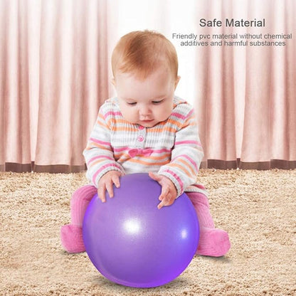 2 Pack Exercise Balls, 8-9 Inch Mini Pilates Yoga Balls, Anti-Burst Small Fitness Balls for Pilates, Yoga, Core Training and Physical Therapy, Improves Balance
