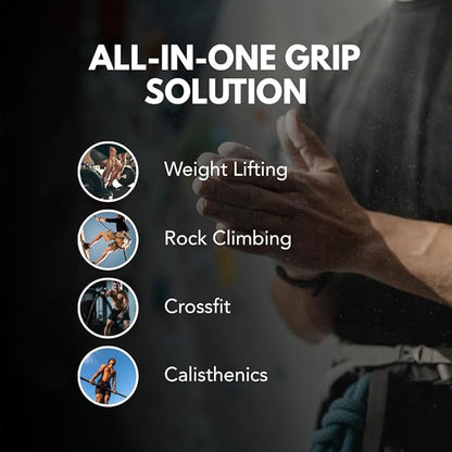 Demigrip Liquid Gym Chalk | for Workout, Calisthenics, Lifting Barbell Rod | Helps Hand Grip Strength | 100+ uses (80 ml)