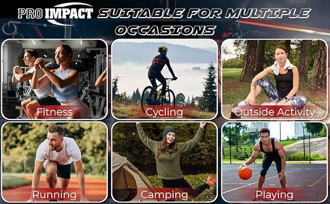 Pro Impact 28 Oz Squeeze Sports Water Bottle – BPA-Free, Multipurpose Squeeze Hydration Bottle with Push-Pull Nozzle – Gym, Running, Cycling, Soccer, Yoga, Pilates, Fitness, Basketball & more