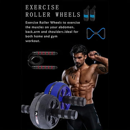 Abdominal Wheel, Ab Roller Wheel Exercise Equipment, Abdominal Exerciser, Beginners and Advanced Abdominal Core Strength Training Core Strength Exercise