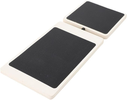 Balance Board, Wooden Foot Strengthener Exerciser, Single Leg Stability Board, Ideal for Home Gym Core Training & Fitness Enthusiasts