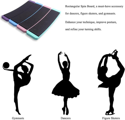 Turn Board for Dancers, Ballet Turning Board, Turning Boards for Dancers, Spinning Boards for Pirouette, Turns and Balance, Spinner Boards for Dancers, Ice Skaters, Gymnasts and Cheerleaders