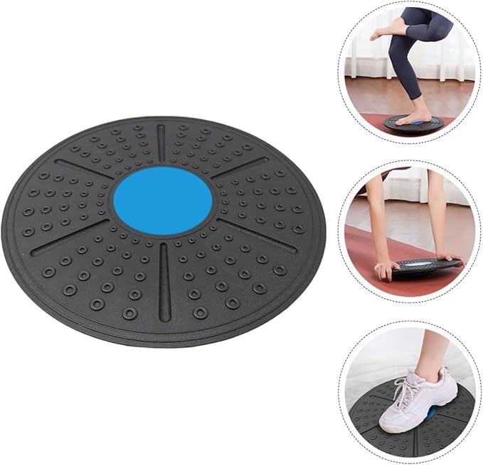 Balance Exercise Disk Non-slip Stability Trainer with Massage Surface Portable Lightweight Core Balance Tool for Fitness and Physical Therapy