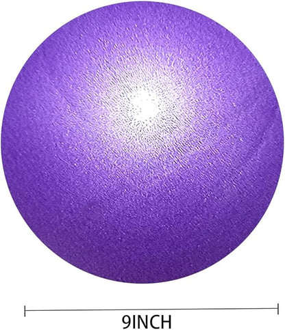 Mini Pilates Exercise Yoga Ball, 9 Inch Small Inflatable Exercise Yoga Ball,Core Training and Physical Therapy Equipment, with Pump