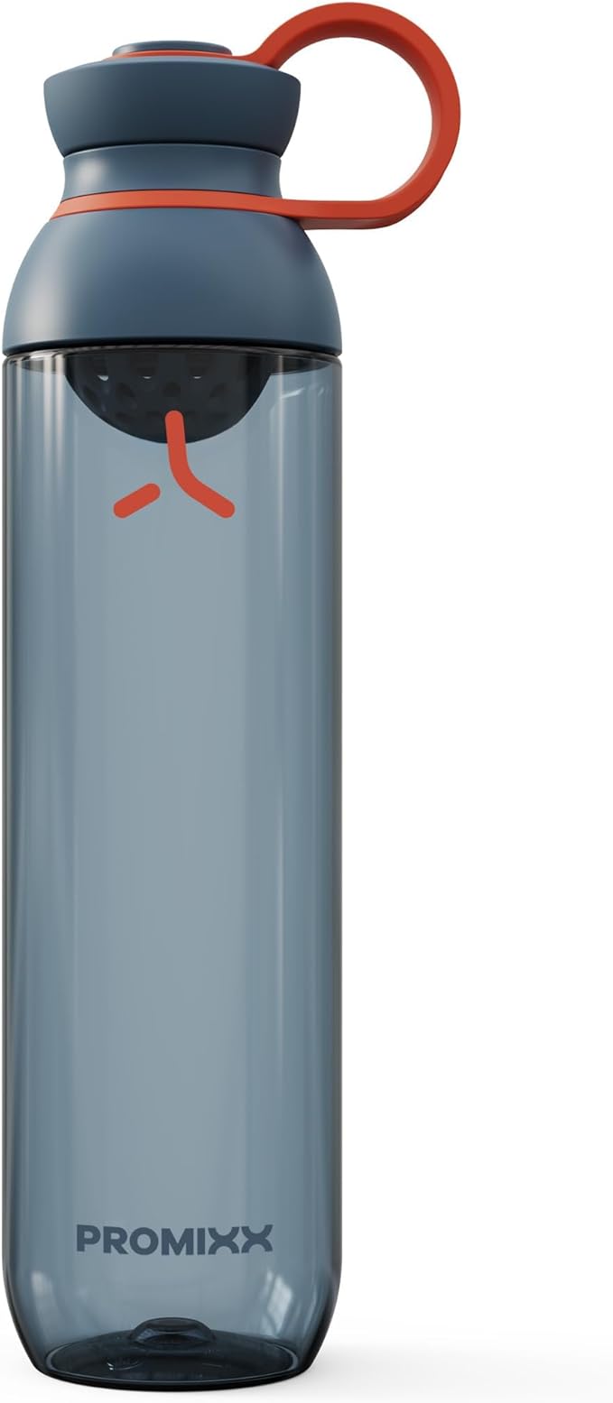 Promixx FORM Water Bottle - Premium Large Water Bottles for Hydration, Infusions and Supplements - Lifetime Durability, Leakproof Water Bottle BPA Free - 26oz / 760ml (Midnight Blue)