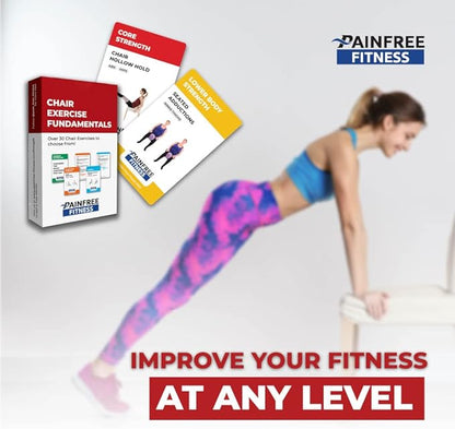 Exercise Flash Cards - Workout Cards Deck - Exercise Cards for Home Workouts Women & Men