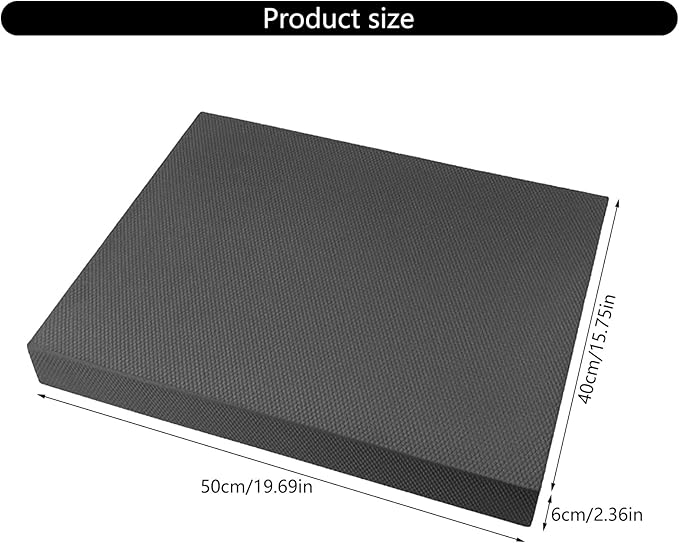 Foam Exercise Balances Pad Trainer NonSlip Fitness Board Kneeling Pad Pilate Foam Plate for Balances Training Enduring