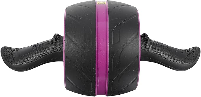 Automatic Rebound Ab Roller Wheel Fitness Equipment for Home Gym Core Strength Training and Silent Abdominal Trainer with Ergonomic Handle for Men and Women Beginners and Advanced