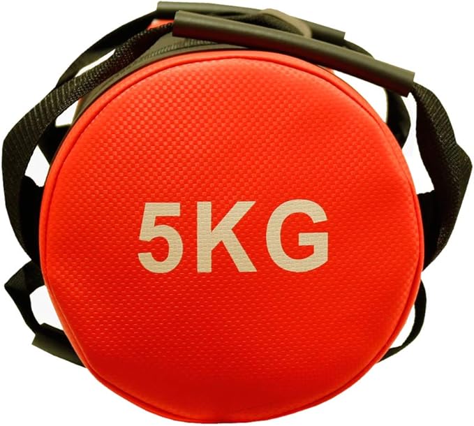 Workout Sandbag for Strength Training Heavy-Duty PVC Shell, 5 Multi-Grip Handles, Reinforced Seams Ideal for CrossFit, Functional Training, Military Conditioning, Home & Gym Workouts – 5kg/11lb