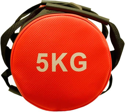 Workout Sandbag for Strength Training Heavy-Duty PVC Shell, 5 Multi-Grip Handles, Reinforced Seams Ideal for CrossFit, Functional Training, Military Conditioning, Home & Gym Workouts – 5kg/11lb