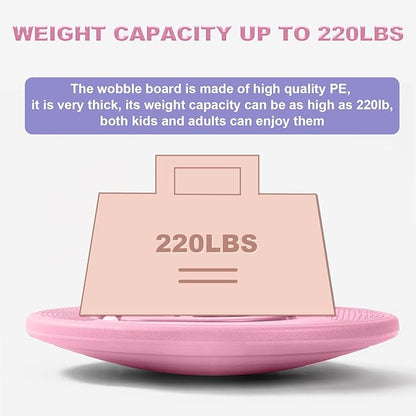 Kids Maze Balance Board - Wobble Trainer for Ski Surf Snowboard, Non-Slip Sensory Rocker Ages 3-12, Core Therapy & Skate Prep