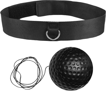 Reaction Balls Training Set - 3-Size Ball Pack, React Reflex Balls All Ages Headband, Free Cord, Child Boxing Training Headband ReactBall | Portable Fitness Reflex Ball for Home Gym Outdoor