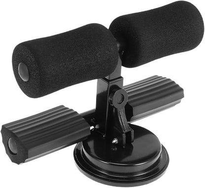 Sit Up Bar Adjustable Indoor Fitness Equipment Crunches Aid with Suction Cup Base Portable Stomach Exercise Tool for Home Gym Suitable for All Fitness Levels