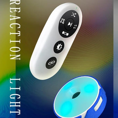 Response Agility Training Light, Children's Physical Fitness Training, Remote Control to Control Light Operation Blue 6 Lights+Remote Control