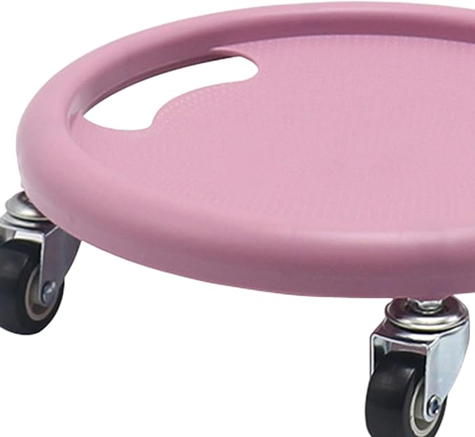 Abdominal Trainer Roller Disc, Fitness Roller Sliding Discs Ab Exerciser 4 Universal Wheels Abdominal Muscle Wheel Home Use for Men Women