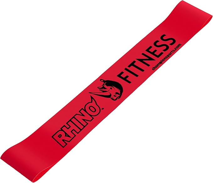 Champion Sports Stretch Loop Bands for Men and Women, Light to Heavy Resistance - Durable Fitness Band for Strength Training, Stretching, Rehabilitation - Premium Home Workout Equipment