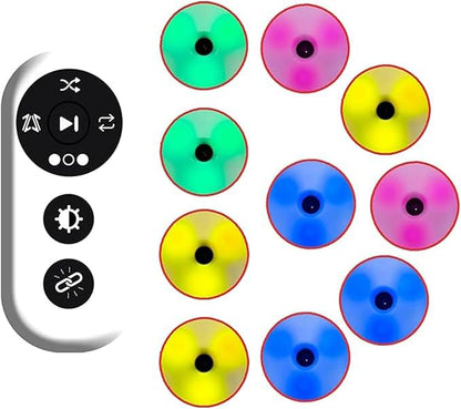4/6/8/10 Pcs Agility Training Lights, Portable Sports Fitness Lights Trainer, Improve Speed, Agility and Reaction Time Training Kit, for Coaches and Athlete Workouts