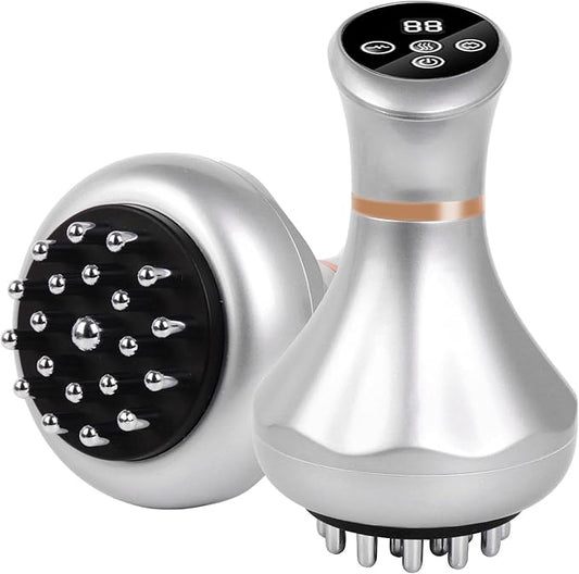 4-in-1 Lymphatic Drainage Massager - Anti Cellulite Massage Tool with Heating/Vibration/Red Light/Microcurrent,Body Sculpting Machine for Legs/Back/Hips Pain Relief/Reduce Stretch Marks & Cellulite