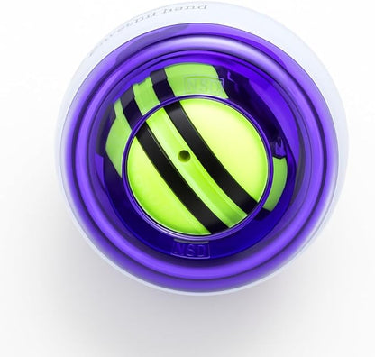 NSD Manual Spring Assisted Start Spinner Gyro Ball – Up to 15,000-18,000 RPM Premium & Durable Hand Strengthener and Wrist Exerciser for Grip Strength Training, Forearm Workout, and Pain Relief