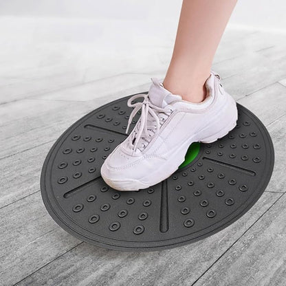 Homoyoyo Yoga Balance Board for Home Fitness Training, Household Equilibrium Training Tool, Green Non-slip Balance Pedal for Indoor Stability and Core Workout