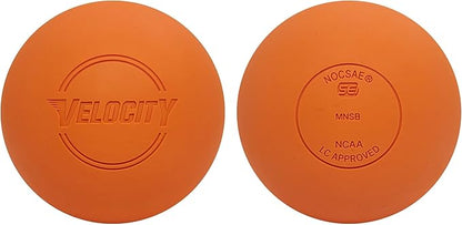Velocity Lacrosse Balls - 1, 2, 3, 6, 12, 18, 24, 36, 60 and 120 Packs - for Practice, Official NFHS and College Approved Size