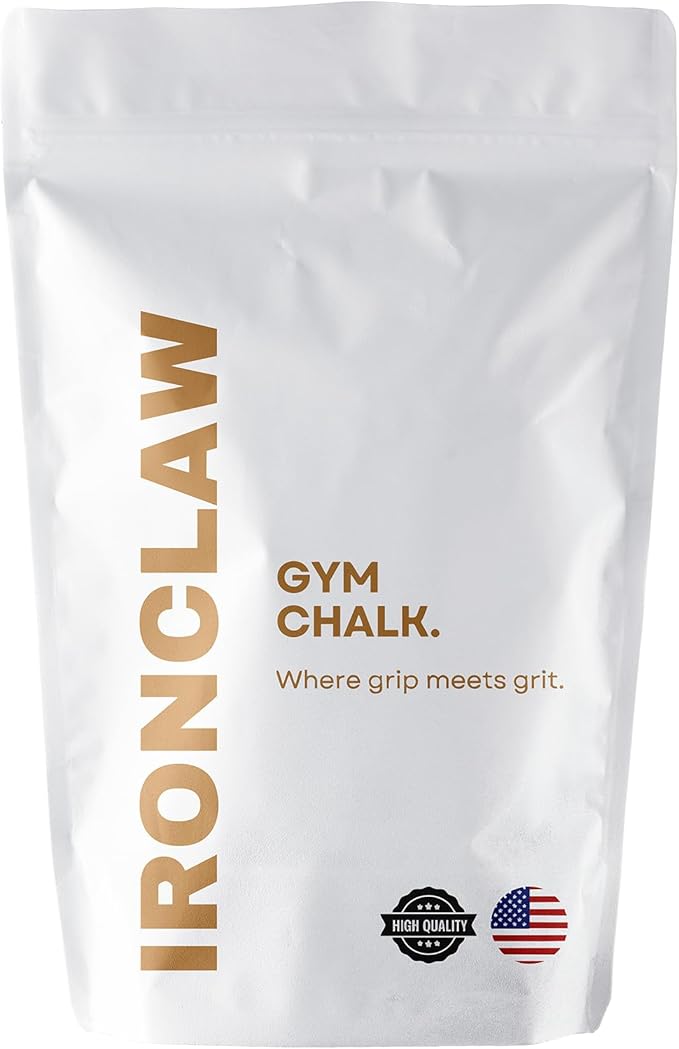 Ironclaw Gym Chalk - 10oz. Premium Gym Chalk for Powerlifting, Weightlifting, Crossfit, Strongman | Used by World Champion Powerlifters | Anti-Slip, Long-Lasting Performance for Maximum Lifts