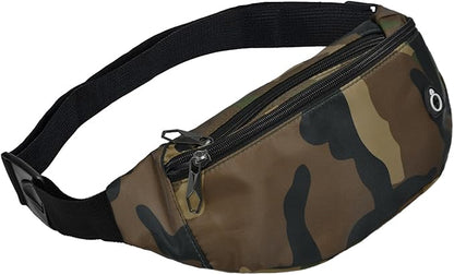 Fanny Pack for Men Women, Waterproof Sports Waist Bag Pack, Belt Bag for Travel Hiking Running