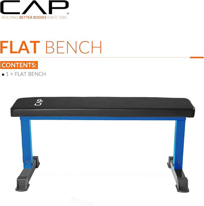 Cap Barbell Flat Weight Bench Color Series