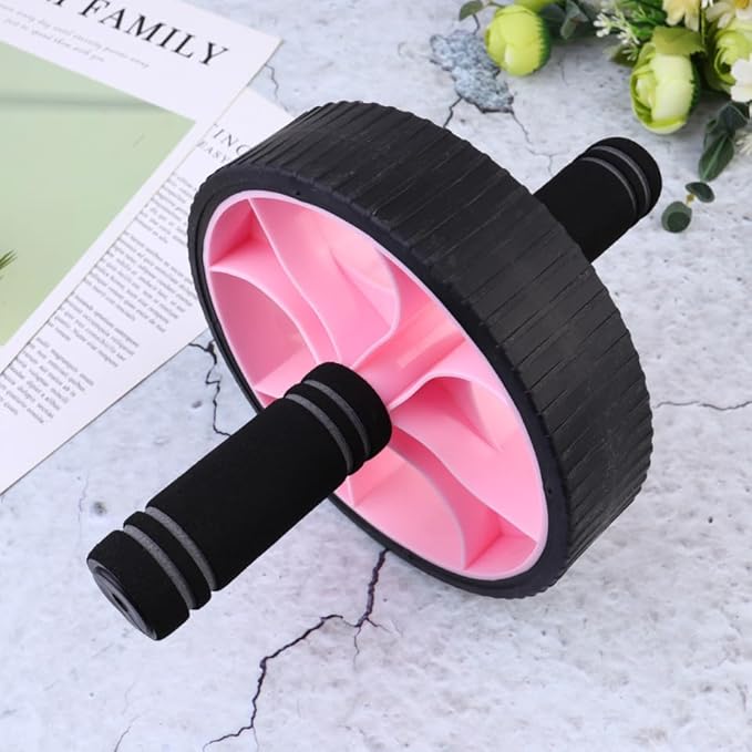 Ab Roller Abdominal Wheel for Men Women Lightweight Core Fitness Equipment Home Workout Tool 9.84X6.81X1.69 Inches Build Abs Burn Calories Strength Training