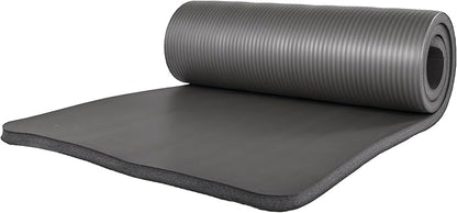 BalanceFrom 7-Piece Yoga Set with 71x24x1 Inches Extra Thick Mat and Carrying Sling – Includes 2 Blocks, Stretch Strap, 2 Towels, and Knee Pad for Home, Studio, and Gym Workouts