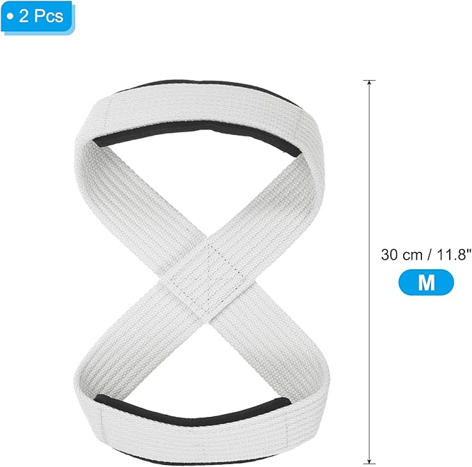 PATIKIL Figure Lifting Strap, Weightlifting Wrist Wraps Dead Lift Padded Grips for Fitness Power Strength Training