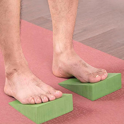 Yoga Foam Wedge Blocks - Calf Stretcher Height Foam Tool, Calf Raise Wrist Support | Professional Squat Knee Pad, Support Foam Incline Stretch Slant Boards for Balance Strength Fitness