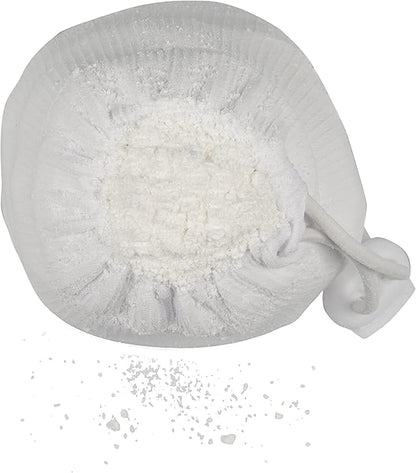 Gym Chalk Bag - 4 Pack Resealable Bags (14 Ounces Total) - Easy Grip, Moisture Absorbing - Gymnastics, Rock Climbing, Powerlifting, Weightlifting, and more - Refillable Workout Gym Chalk Bag.