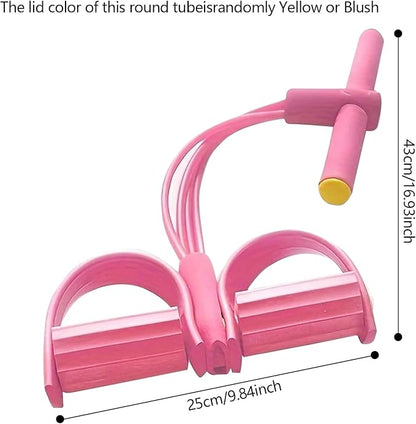 Fitness Equipment Resistance Band Pedal Exercise Trainer for Full Body Workout and Strength Training at Home Gym