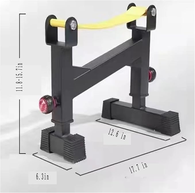 2 Stand Quiet Deadlift Barbell Elevation Stand…