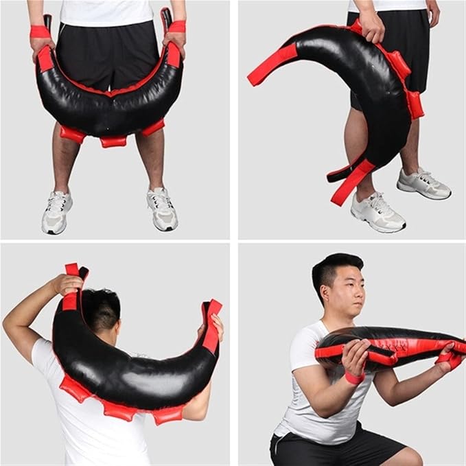 NOVSKI PU Lifting Bulgarian Sandbag Boxing Fitness Workout Equipment Physical Training Exercises Power Bag