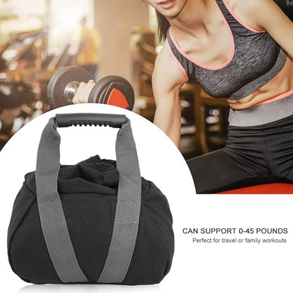 Demeras Weightlifting Sandbag Heavy Duty Workout Sandbags Adjustable Weight Energy Bag Fitness Exercises Power Bag